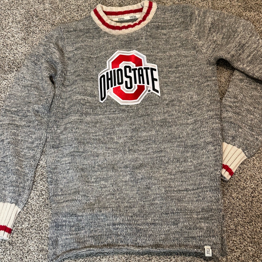 Renu Gray Crewneck Sweater Ohio State